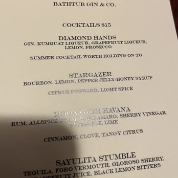 Bathtub Gin - Menu May 2022 - Cocktail Bars Near Me - Seattle, Washington Bathtub Gin - Menu May 2022 - Cocktail Bars Near Me - Seattle, Washington