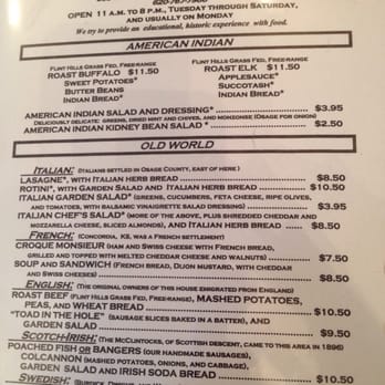 Trail Days Cafe and Museum - Menu - Diners Near Me - Council Grove, Kansas Trail Days Cafe and Museum - Menu - Diners Near Me - Council Grove, Kansas