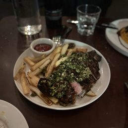 Steak and fries!! Steak was absolute perfection! Cooked medium and seasoned well!! My favorite! Steak and fries!! Steak was absolute perfection! Cooked medium and seasoned well!! My favorite!