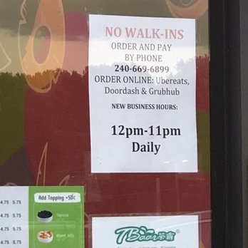 TBaar - Call and order--no walk ins - Bubble Tea Near Me - North Bethesda, Maryland TBaar - Call and order--no walk ins - Bubble Tea Near Me - North Bethesda, Maryland