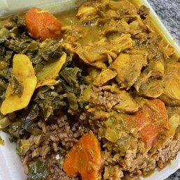 Small curry chicken plate Small curry chicken plate
