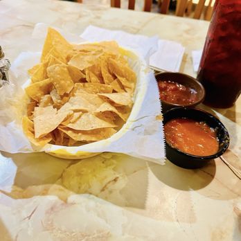 La Terraza - Homemade tortilla chips and two types of homemade salsa delicious! - Mexican Near Me - Houma, Louisiana