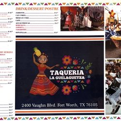 Taqueria Guelaguetza - Menu