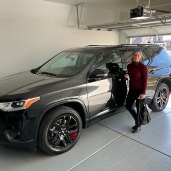 Jennings Chevrolet - Happy with her new ride - Car Dealers Near Me - Glenview, Illinois