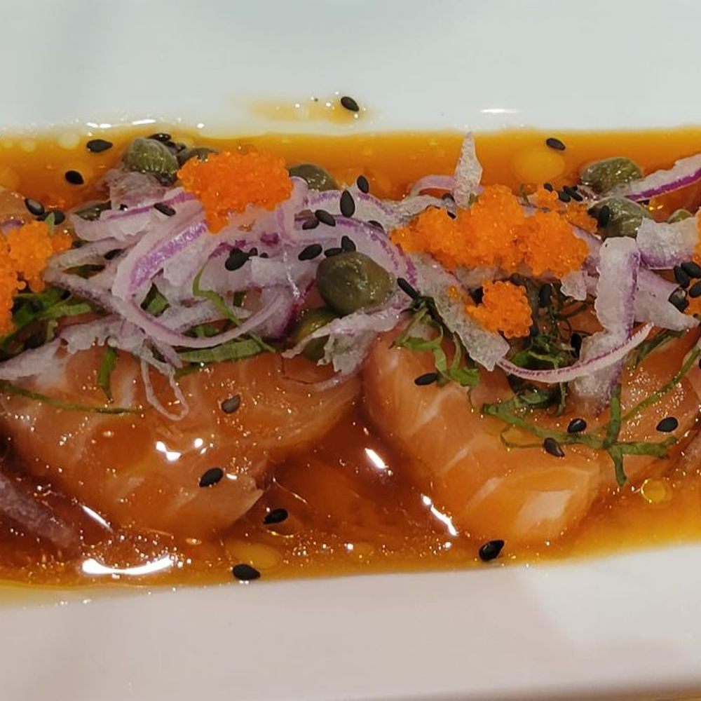 Zushi Bistro - Salmon sashimi appetizer - Sushi Bars Near Me - Virginia Beach, Virginia Zushi Bistro - Salmon sashimi appetizer - Sushi Bars Near Me - Virginia Beach, Virginia