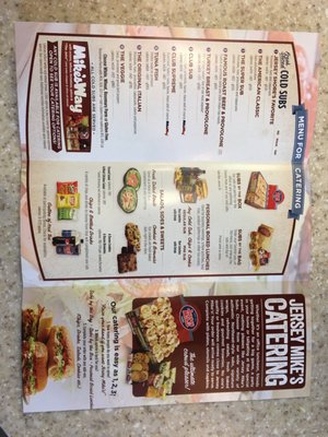 Menu photo 1 Jersey Mike's Subs Chico, CA