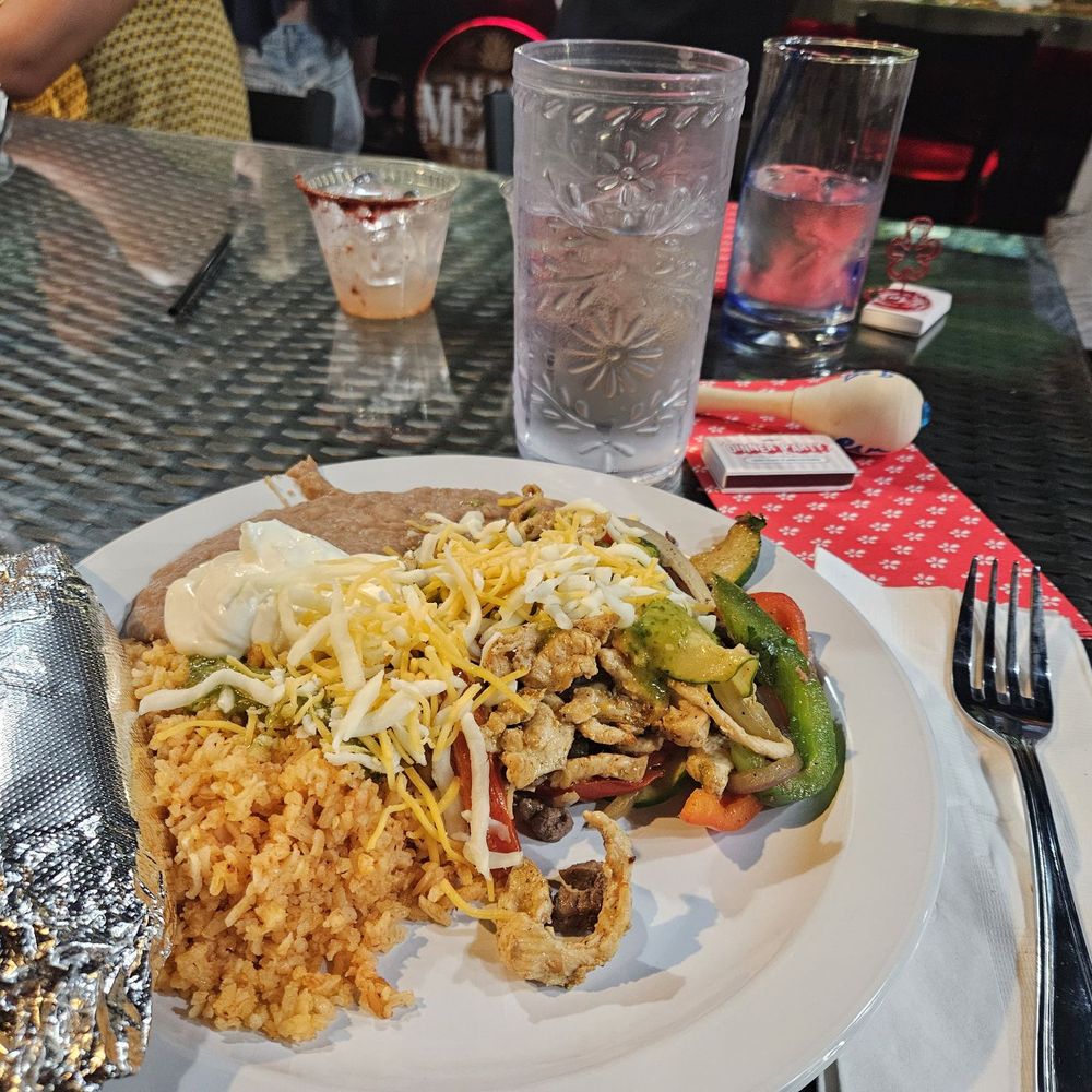 Terra Mezcal Mexican Grill - This was the buffet they had set up for the group. Chicken Fajitas - Mexican Near Me - Columbus, Ohio