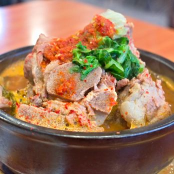 Seor Ak San - Gamjatang / Pork Bone Soup - Korean Near Me - Toronto, Ontario Seor Ak San - Gamjatang / Pork Bone Soup - Korean Near Me - Toronto, Ontario
