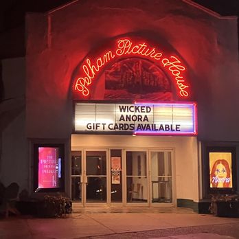 Pelham Picture House - Exterior view of The Pelham Picture House on a rainy night (12/10/2024) - Cinema Near Me - Pelham, New York Pelham Picture House - Exterior view of The Pelham Picture House on a rainy night (12/10/2024) - Cinema Near Me - Pelham, New York