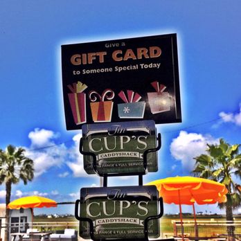 Tin Cup's Caddyshack - Gift cards!  What's better than having a good time.....having it paid for. - Sports Bars Near Me - Galveston, Texas