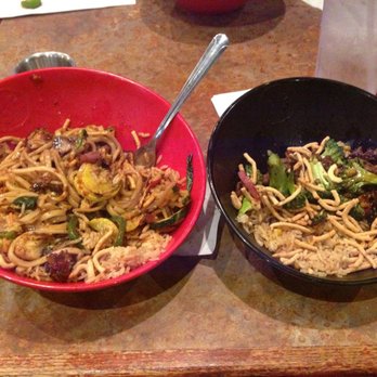 Genghis Grill - Regular bowl (Red); Small bowl (Black) - Mongolian Near Me - McKinney, Texas Genghis Grill - Regular bowl (Red); Small bowl (Black) - Mongolian Near Me - McKinney, Texas