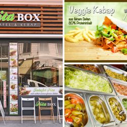 Pita Box - THE place for veggies and vegans to have a yummy snack in Vienna. (c) Pita Box 2015