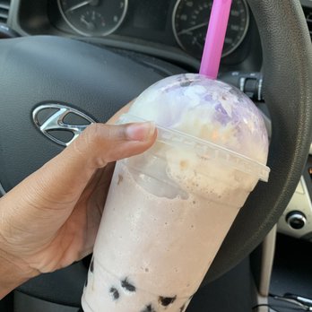 bb.q Chicken Upper Darby - Taro Milk Slushy - Korean Near Me - Upper Darby, Pennsylvania