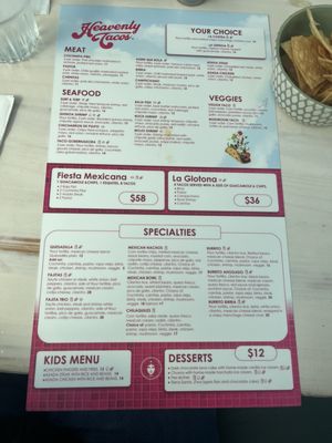 Menu photo 6 La Diosa Taqueria Miami Lakes, FL