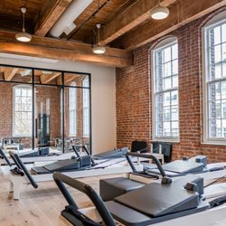 Form Body Lab - Reformer Pilates Room at Form Body Lab in Yaletown, Vancouver.