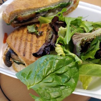 Eightyonecafe - Veggie Panini and salad ! - Breakfast & Brunch Near Me - Aliso Viejo, California