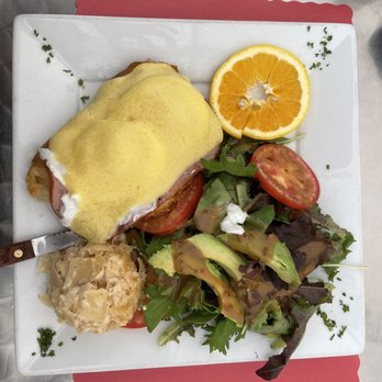 Cafe Laurent - Eggs Benedict - French Near Me - Mar Vista, California