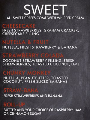 Menu photo 1 Camille's Crepes Chubbuck, ID Menu photo 1 Camille's Crepes Chubbuck, ID