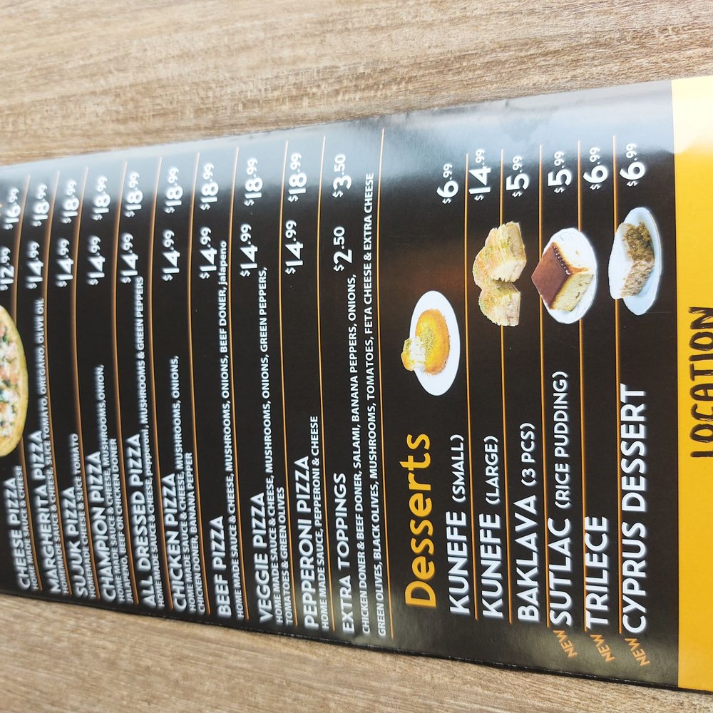 Champion Döner - Menu - Desserts Near Me - Mississauga, Ontario Champion Döner - Menu - Desserts Near Me - Mississauga, Ontario