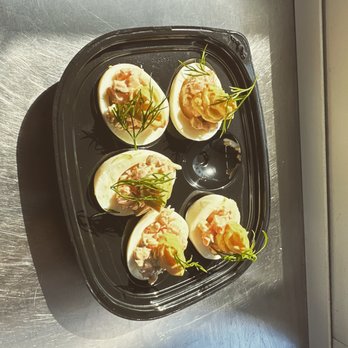 Big Fig American Eatery - Shrimp Remoulade Deviled Eggs - Food Trucks Near Me Big Fig American Eatery - Shrimp Remoulade Deviled Eggs - Food Trucks Near Me