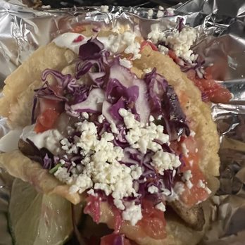 Taco Escobarr - Puffy tacos with pescado - Tacos Near Me - Portland, Maine Taco Escobarr - Puffy tacos with pescado - Tacos Near Me - Portland, Maine