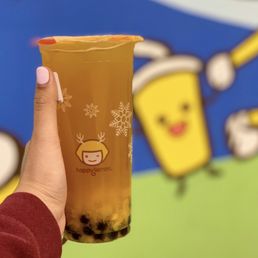Okinawa Roasted Milk Tea with Boba