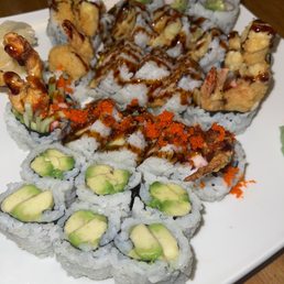 70. Avocado Roll 71. Cucumber Roll 67. California Roll 33. 87. Shrimp Tempura Roll Sweet Potato Roll 70. Avocado Roll 71. Cucumber Roll 67. California Roll 33. 87. Shrimp Tempura Roll Sweet Potato Roll