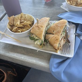 The Deck On Laguna Beach - Grilled Mahi Mahi with Chips - New American Near Me - Laguna Beach, California The Deck On Laguna Beach - Grilled Mahi Mahi with Chips - New American Near Me - Laguna Beach, California