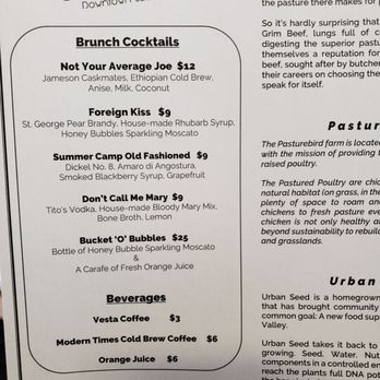 The Kitchen at Atomic - Brunch Cocktails - New American Near Me - Las Vegas, Nevada