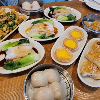 YHS China Bistro - Assortment of dim sum plates - Chinese Near Me - Tampa, Florida