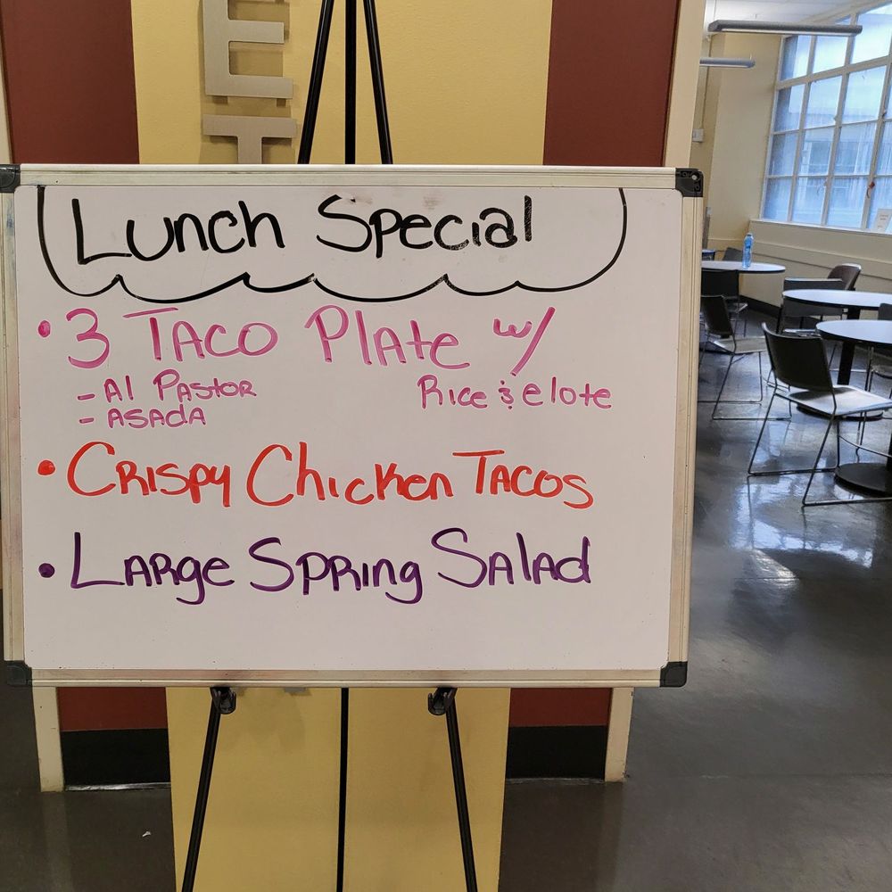 Lara Cafeteria - Wednesday lunch specials. $10. I was told they have both crispy and soft tacos, but the crispy are best. - Breakfast & Brunch Near Me - Sacramento, California Lara Cafeteria - Wednesday lunch specials. $10. I was told they have both crispy and soft tacos, but the crispy are best. - Breakfast & Brunch Near Me - Sacramento, California