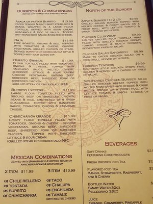 Menu photo 2 Zapata's Border Cafe Port Saint Lucie, FL Menu photo 2 Zapata's Border Cafe Port Saint Lucie, FL