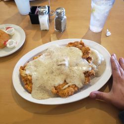 Applewood Restaurant - Chicken fried steak HUGE!