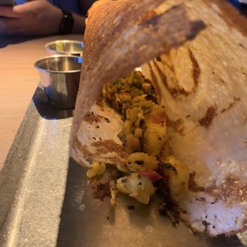 Linger - Potato Masala Dosa (made vegan) - Asian Fusion Near Me - Denver, Colorado