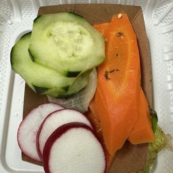 Sabrosada - Cucumbers, radishes, and carrots from the salsa bar - Breakfast & Brunch Near Me - Westminster, California Sabrosada - Cucumbers, radishes, and carrots from the salsa bar - Breakfast & Brunch Near Me - Westminster, California