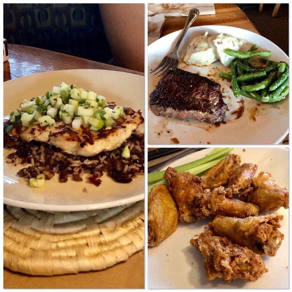 Applebee's Grill + Bar - Bone in wings w/unlimited fries. 8oz steak. Cedar grilled lemon chicken. - American Near Me - Lexington, Kentucky Applebee's Grill + Bar - Bone in wings w/unlimited fries. 8oz steak. Cedar grilled lemon chicken. - American Near Me - Lexington, Kentucky