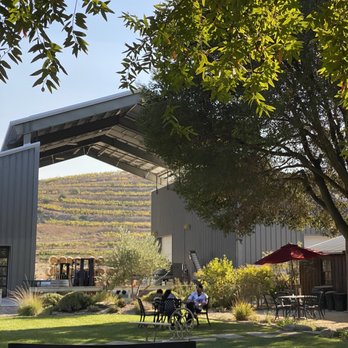 Four Lanterns Winery - a view of the winery from the patio - Wineries Near Me - Paso Robles, California Four Lanterns Winery - a view of the winery from the patio - Wineries Near Me - Paso Robles, California