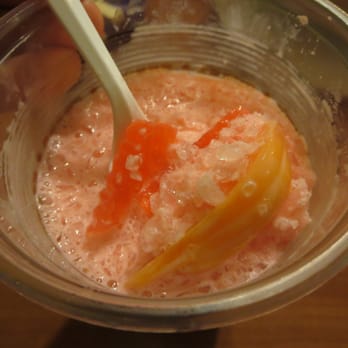 Com Mai Vietnamese Cuisine - N18. Che Thai - "Asian fruit cocktail" made with crushed ice, cream, jellies, and fruit such as durian, jackfruit, and lychee. - Vietnamese Near Me - Lawrenceville, Georgia