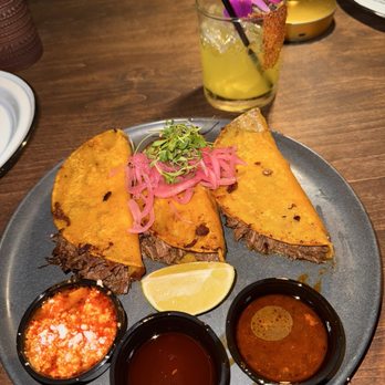 Miel De Agave - Birria tacos W/Charro beans - Mexican Near Me - Phoenix, Arizona Miel De Agave - Birria tacos W/Charro beans - Mexican Near Me - Phoenix, Arizona