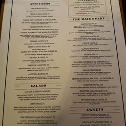 Food menu January 2026 Food menu January 2026
