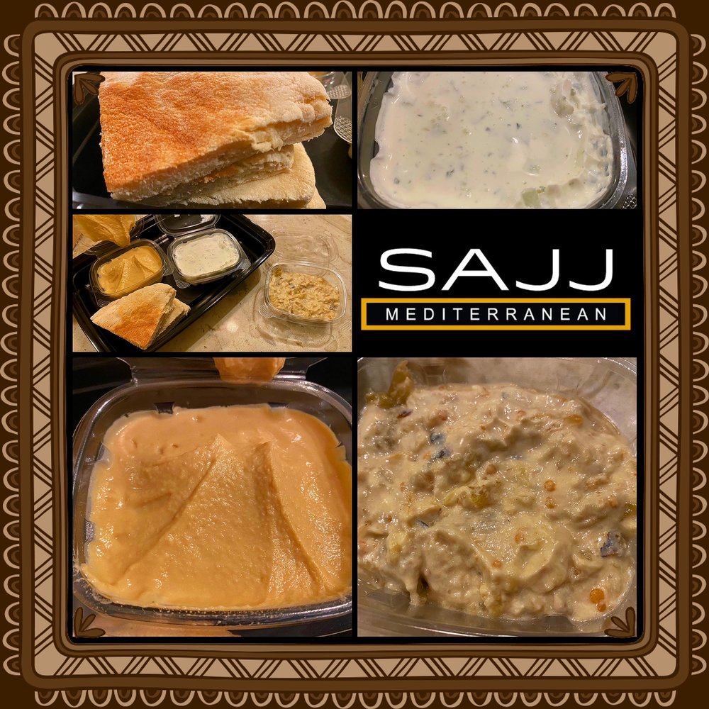 SAJJ Mediterranean - Montage of images from SAJJ Mediterranean Restaurant - Mediterranean Near Me - San Francisco, California SAJJ Mediterranean - Montage of images from SAJJ Mediterranean Restaurant - Mediterranean Near Me - San Francisco, California