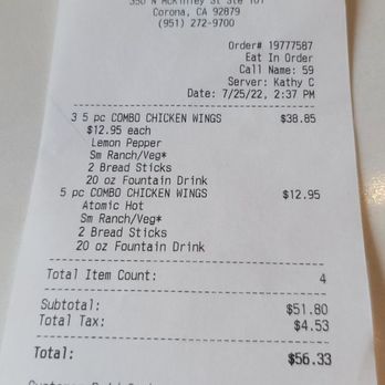Epic Wings - The price of admission for 20pcs wings - Chicken Wings Near Me - Corona, California Epic Wings - The price of admission for 20pcs wings - Chicken Wings Near Me - Corona, California