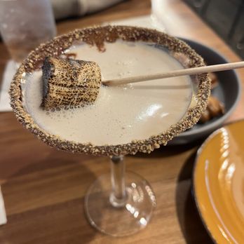 The Chocolatier - Marshmallow, Graham cracker, alcohol and chocolate. - New American Near Me - Hershey, Pennsylvania The Chocolatier - Marshmallow, Graham cracker, alcohol and chocolate. - New American Near Me - Hershey, Pennsylvania