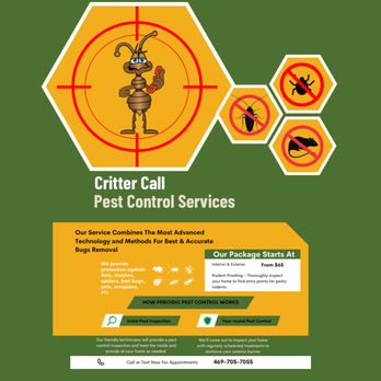 Critter Call Pest Control - Pest Control Near Me