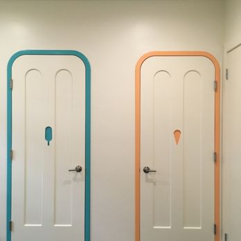Pretty Cool Ice Cream - cute, mildly ambiguous washrooms - Ice Cream & Frozen Yogurt Near Me - Chicago, Illinois Pretty Cool Ice Cream - cute, mildly ambiguous washrooms - Ice Cream & Frozen Yogurt Near Me - Chicago, Illinois