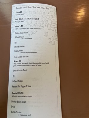 Menu photo 4 Beeses Depot Cafe Adams Center, NY