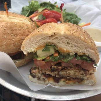 Rockin Fish - Crab cake sandwich, lettuce tomato, tartar sauce and bacon - Gastropubs Near Me - Northport, New York Rockin Fish - Crab cake sandwich, lettuce tomato, tartar sauce and bacon - Gastropubs Near Me - Northport, New York