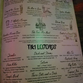 Tiki Tom’s - Menu September 2021 - Tiki Bars Near Me - Walnut Creek, California Tiki Tom’s - Menu September 2021 - Tiki Bars Near Me - Walnut Creek, California