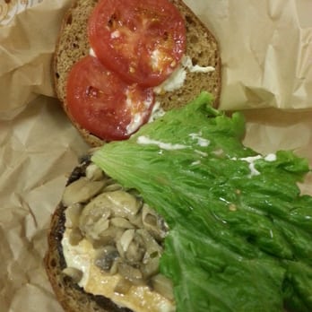 Evolution Fast Food - Mushroom swiss burger - Vegetarian Near Me - San Diego, California
