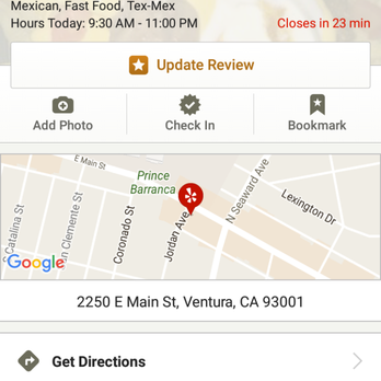 Taco Bell - Tonight, they closed 23 minutes early. Death to this taco bell. Pepsi needs to start selling Baja Blast elsewhere. Smh - Fast Food Near Me - Ventura, California
